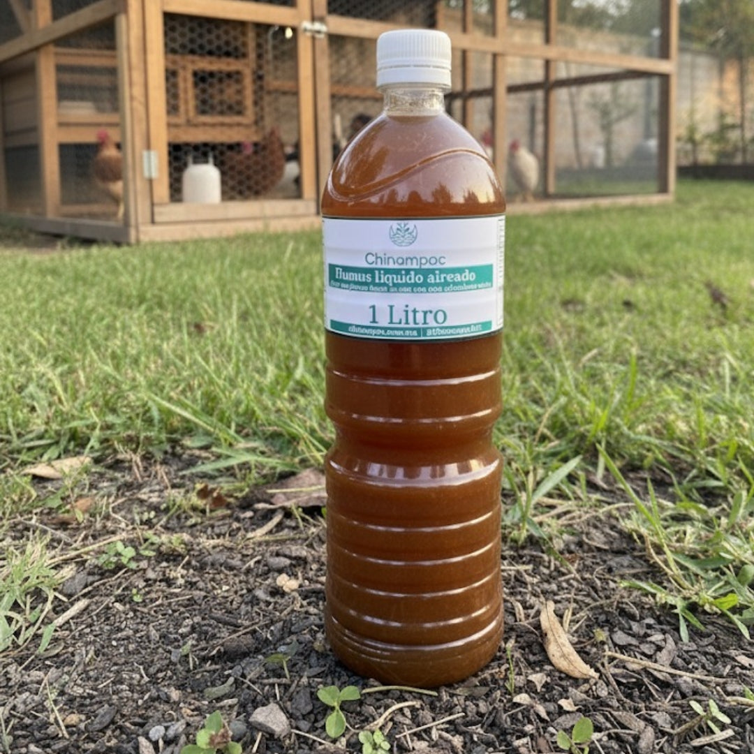 Humus De Lombriz Líquido 1 L Orgánico Biofertilizante | Chinampac
