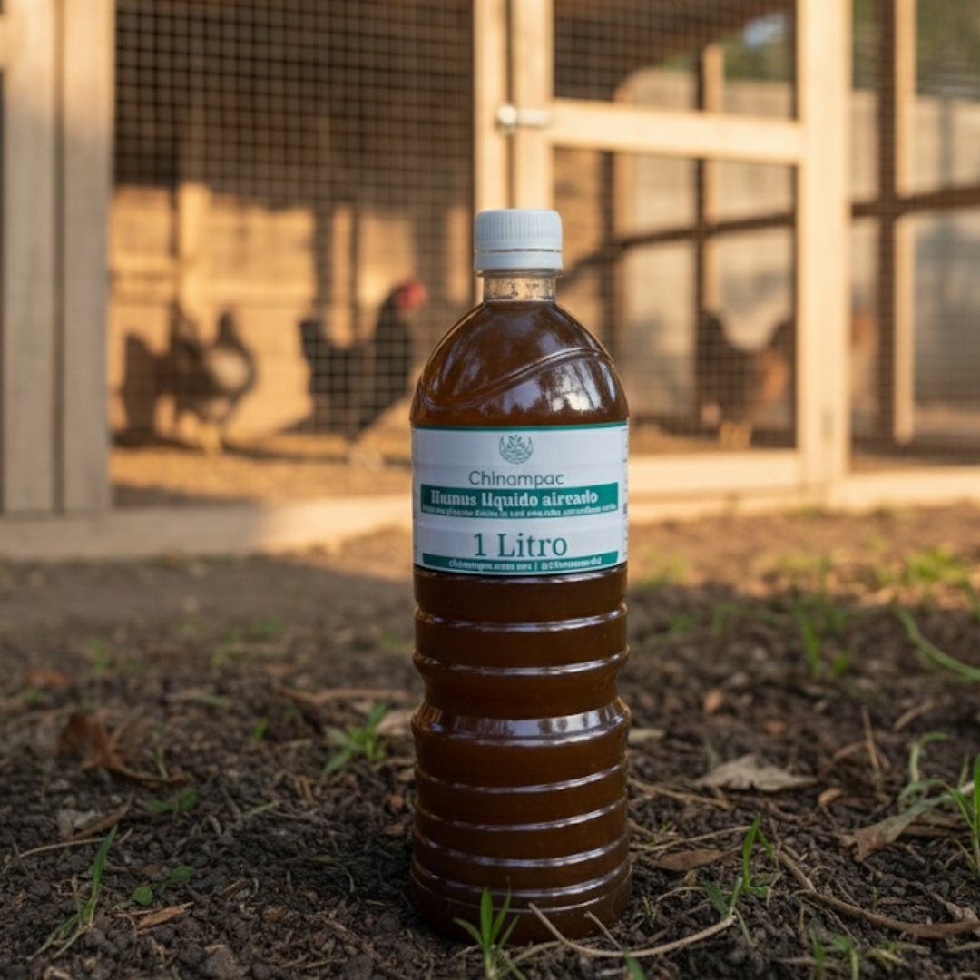 Humus De Lombriz Líquido 1 L Orgánico Biofertilizante | Chinampac
