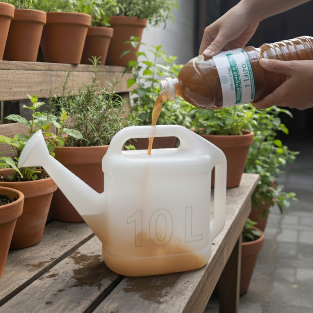 Humus De Lombriz Líquido 1 L Orgánico Biofertilizante | Chinampac