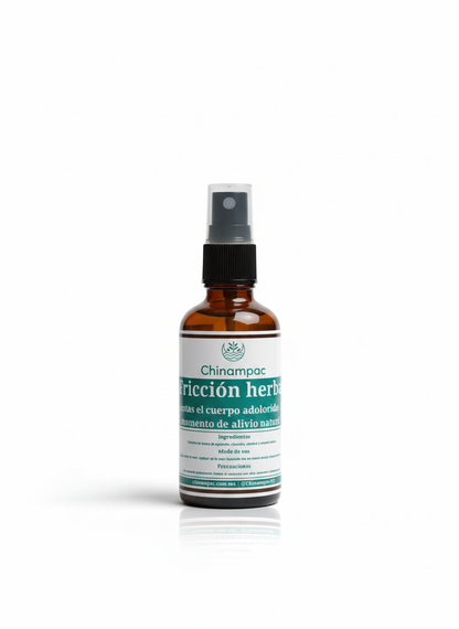Fricción Herbal de Hueso de Aguacate y Alcanfor 100 Mililitros
